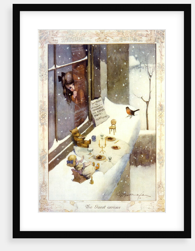 The Guest Arrives by George Ernest Studdy