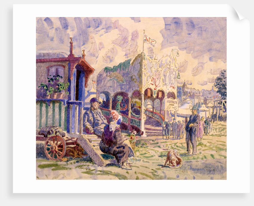 The Fair Ground, Hampstead Heath by Walter Bayes