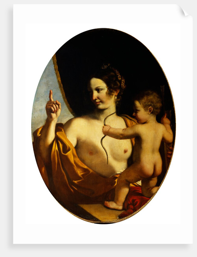 Venus and Cupid by Guercino