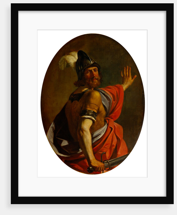 Mars as a warrior by Guercino