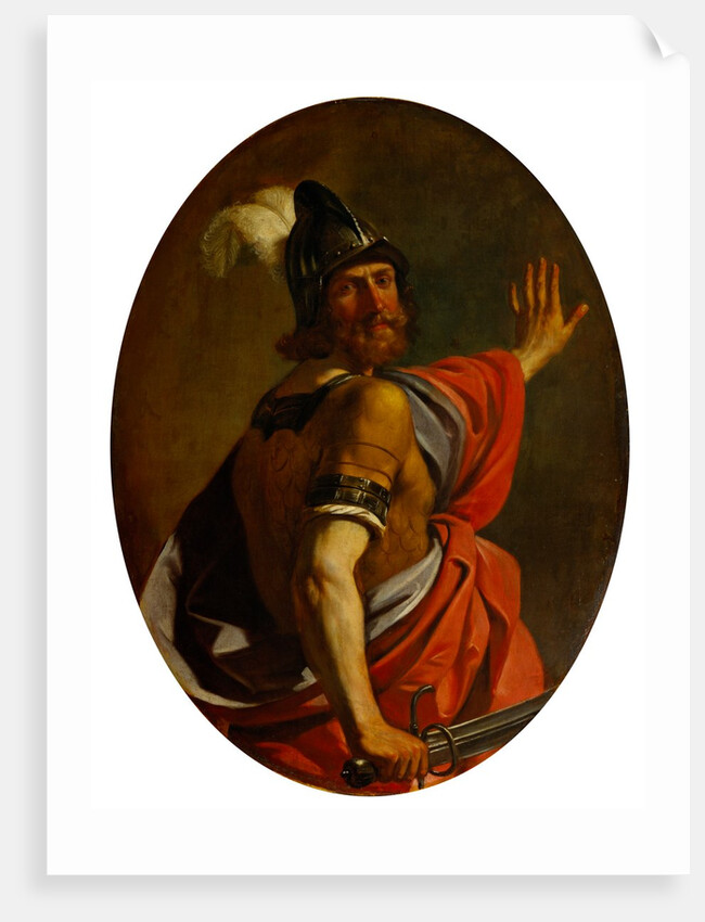 Mars as a warrior by Guercino