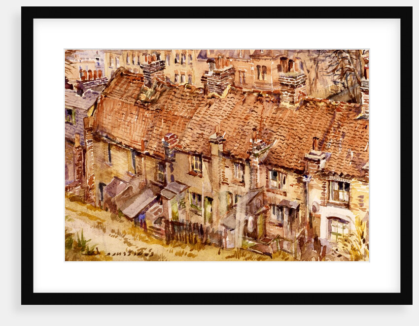 Cottages at Crouch End Hill by Constance L. Lee