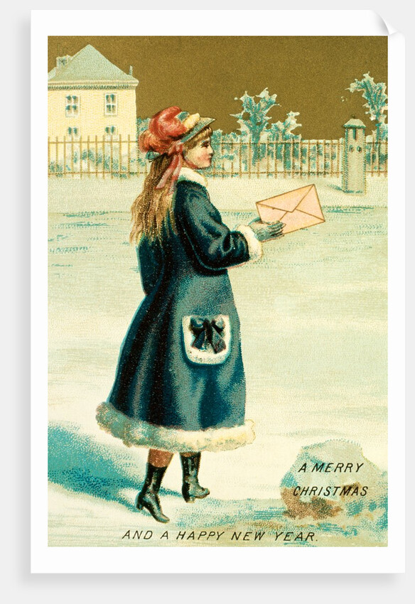 Christmas Card. England, 19th century by Unknown
