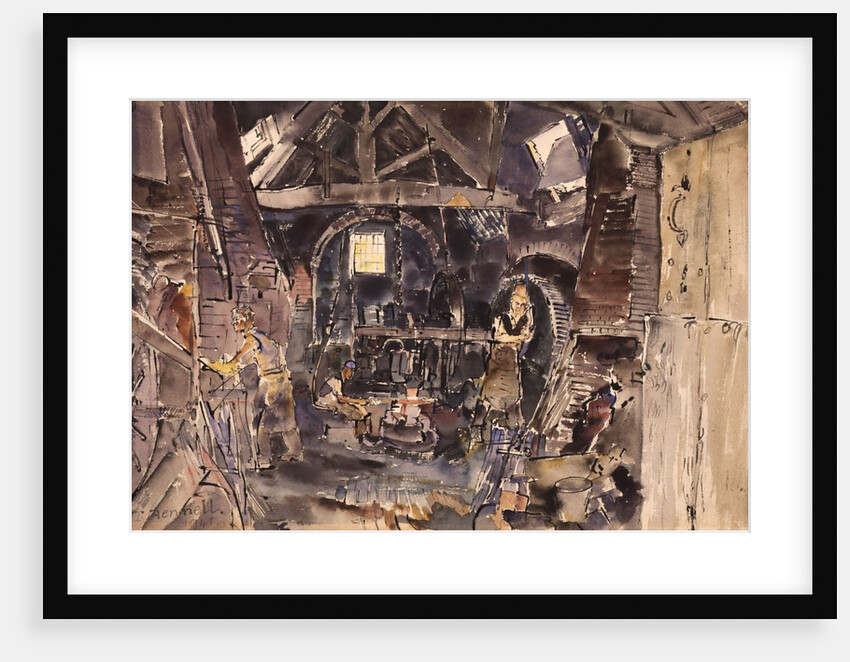 Scythe Smithy, Weybridge by Thomas Hennell