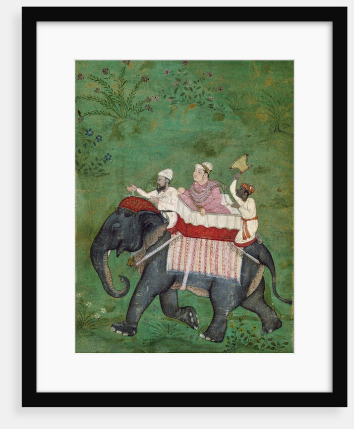 Nobleman on an elephant by Unknown