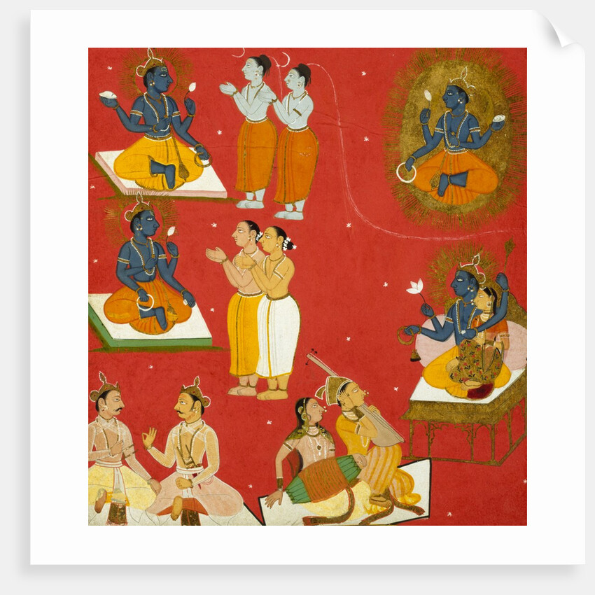 Four manifestations of Vishnu by Unknown