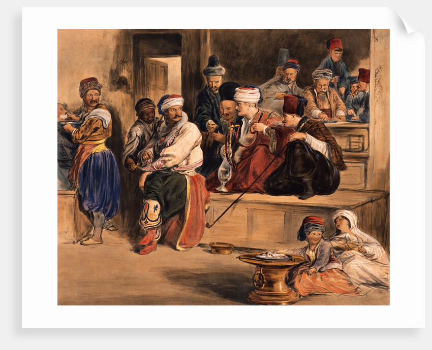 The Turkish Courier relating the News of the Capture of Acre by David Wilkie