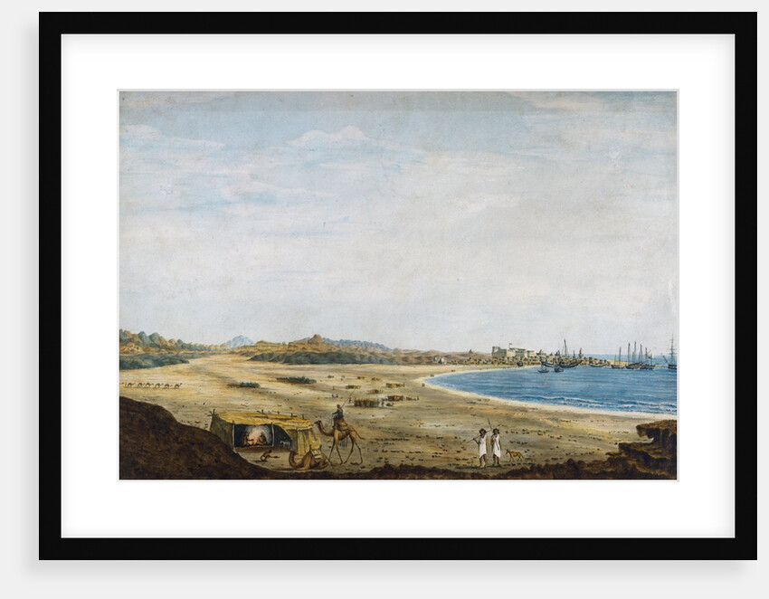 Town and Harbour of Cosire Red Sea by Robert Moresby(Captain)