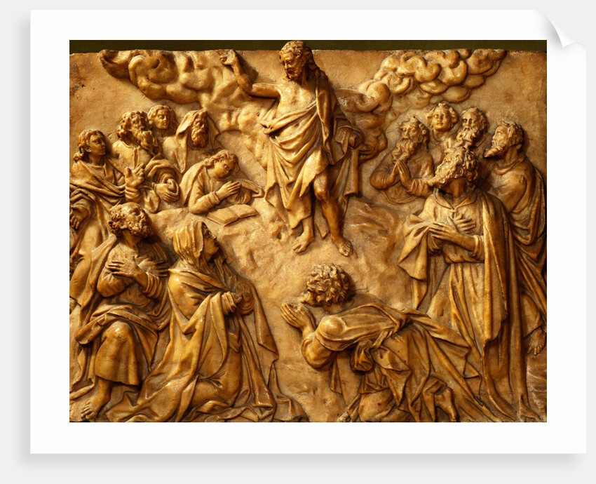 The Ascension, detail. The Netherlands, early 17th century by Anonymous