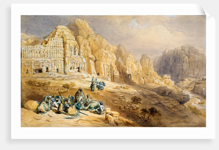 Principal range of tombs by William Henry Bartlett