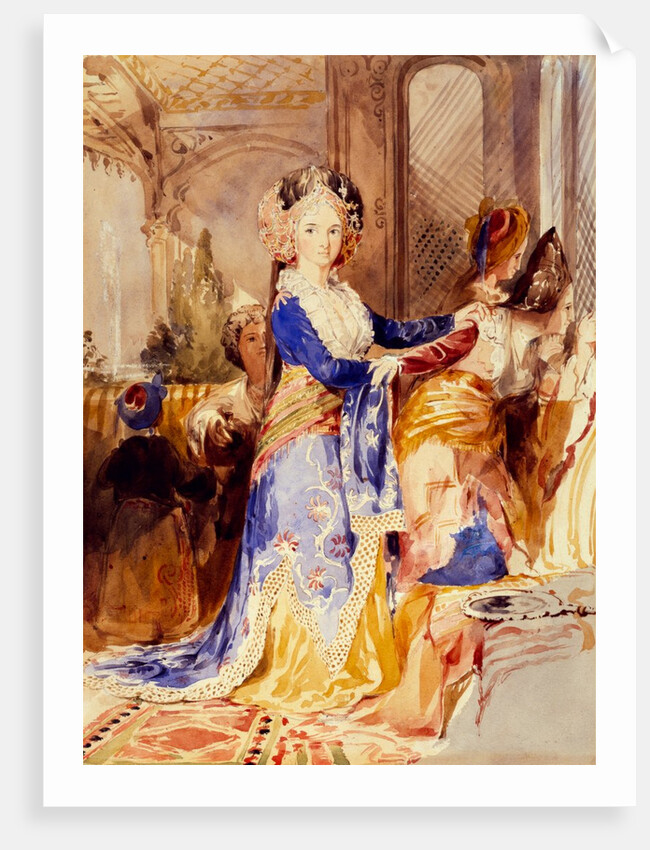 The Favourite Odalisque by Thomas Allom