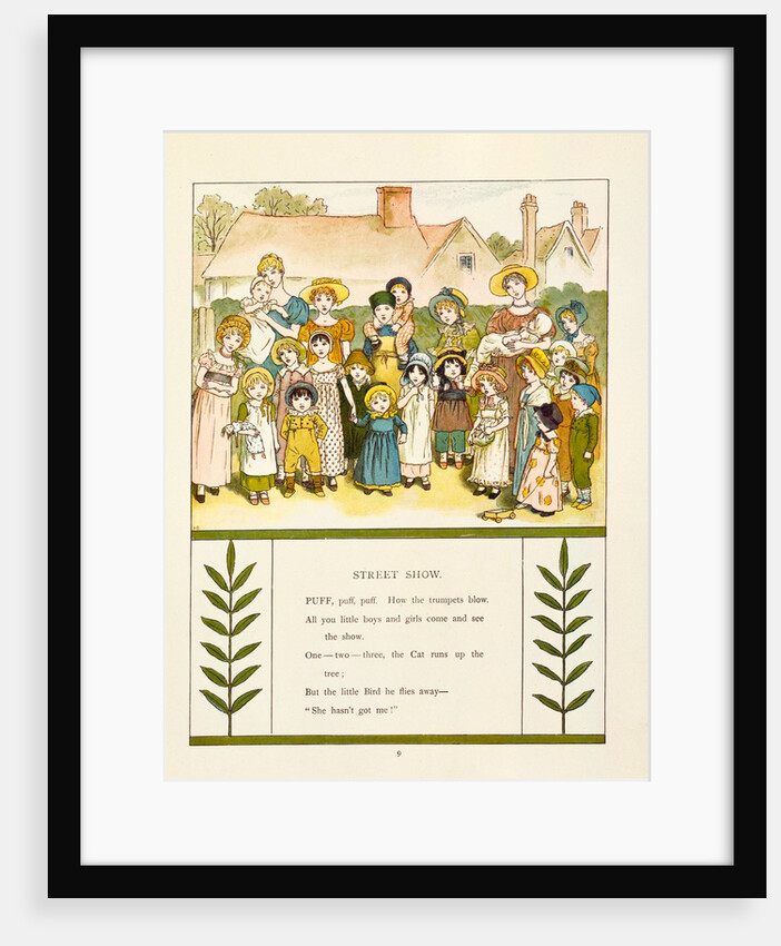 Page from Marigold Garden by Kate Greenaway