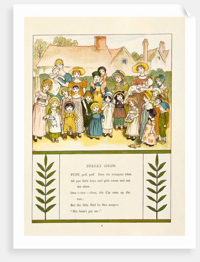 Page from Marigold Garden by Kate Greenaway