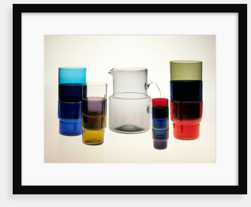 Pitcher & Stacking tumblers by Saara Hopea