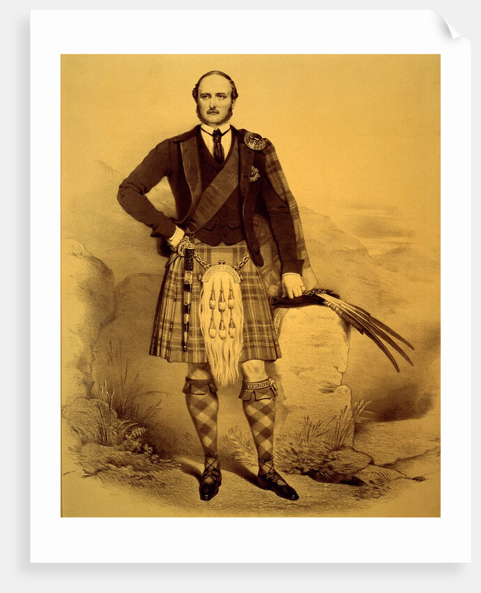 Prince Albert Edward, Prince of Wales, in Scottish traditional dress by John Alfred Vinter