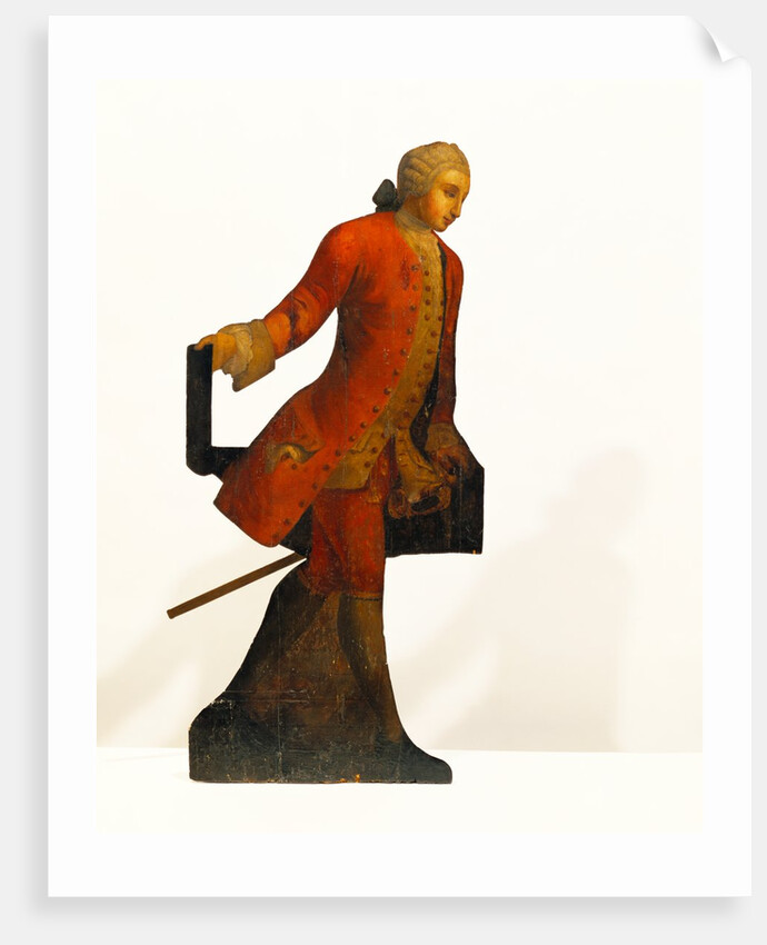 Dummy board figure of a young man. England, 18th century by Unknown