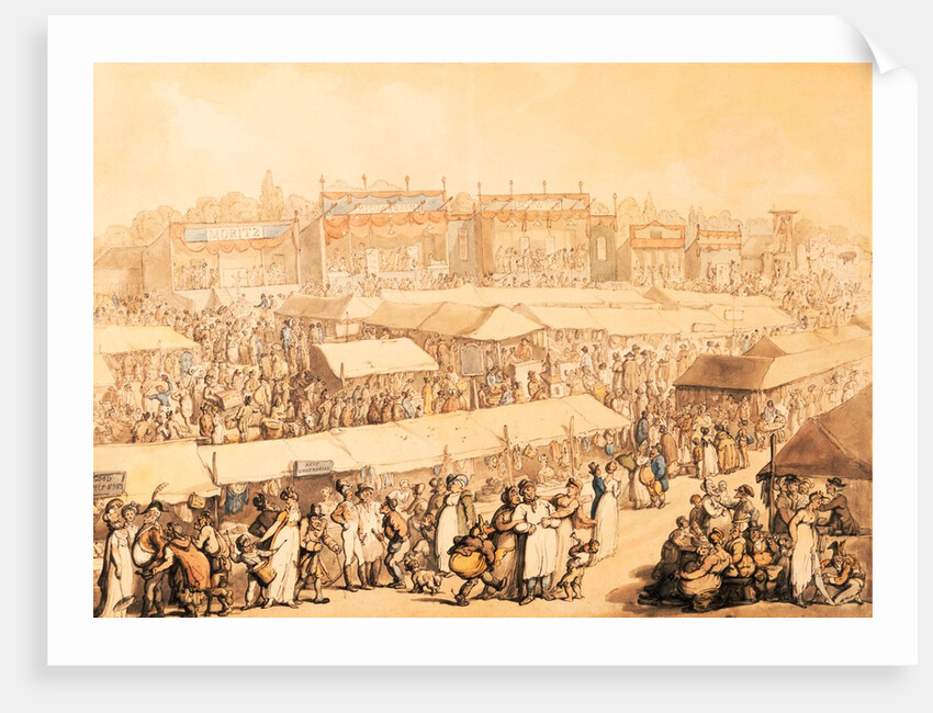 Brook Green Fair by Thomas Rowlandson