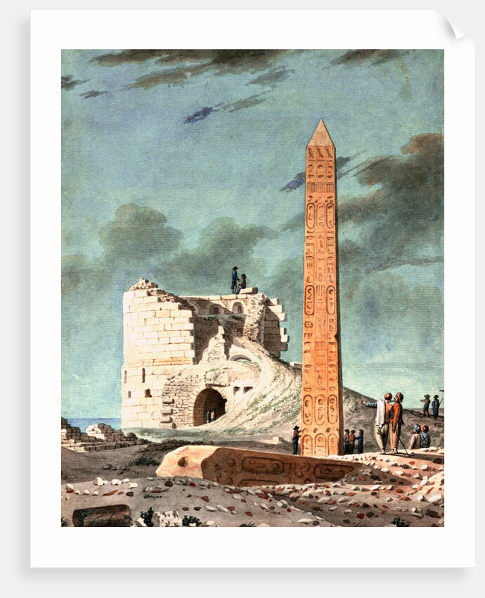 Cleopatra's Needle in Egypt by Dominique Vivant Denon