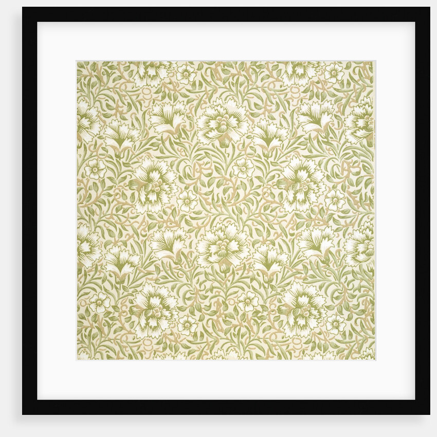 Carnation wallpaper by Kate Faulkner