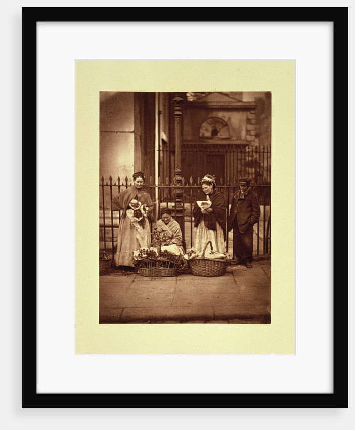 PH.981-1978, Photograph, Covent Garden Flower Women by John Thomson