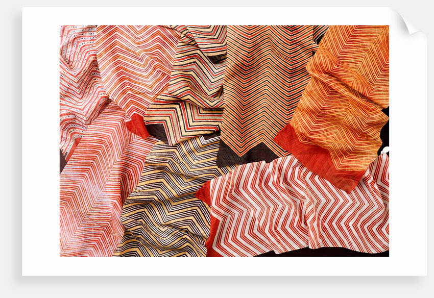 Turban fabrics. Rajasthan, India, mid-19th century by Unknown