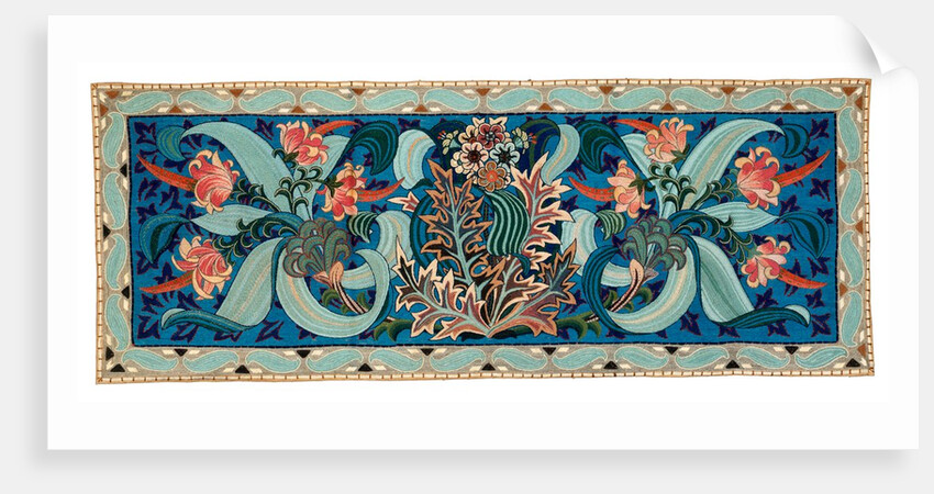 Panel with flowers and leaves motifs by George Washington Henry Jack