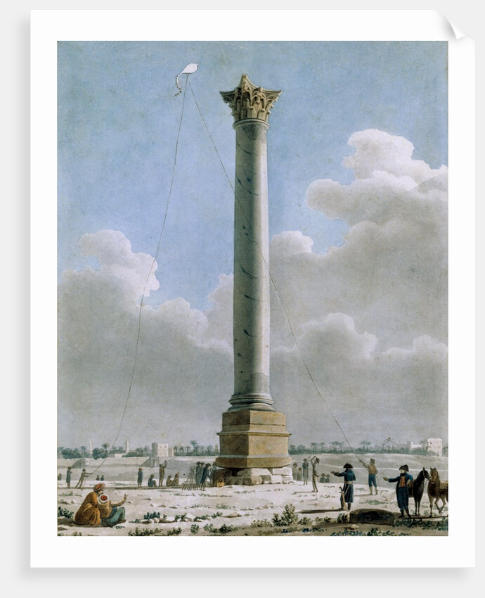 Vue de la Colonne de Pompée à Alexandrie by Dominique Vivant Denon