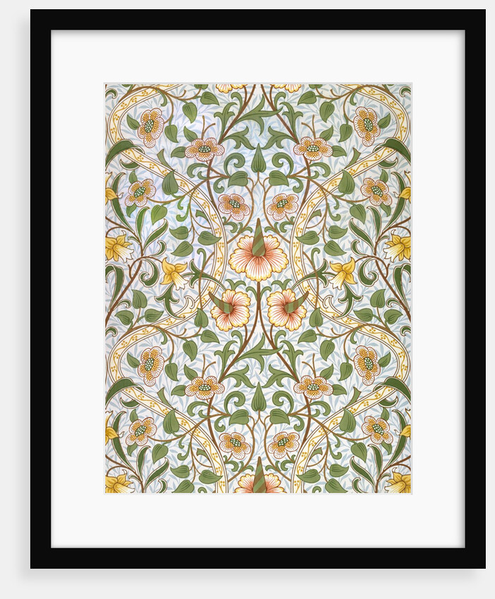 Daffodil wallpaper by John Henry Dearle