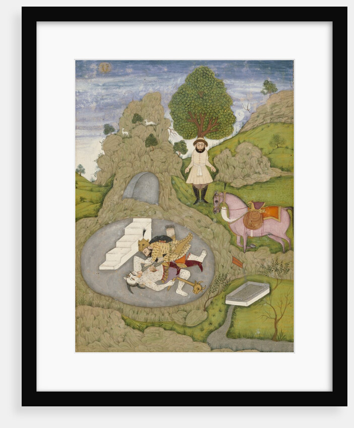 Rustam killing the White Devil by Unknown