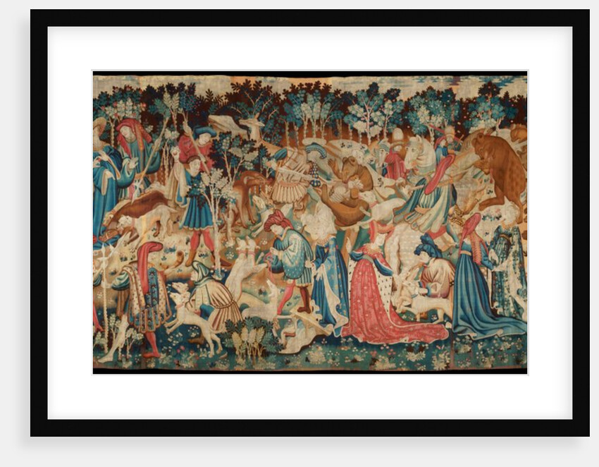 The Devonshire Hunting Tapestry - Boar & Bear Hunt. Netherlands, 15th century by Unknown