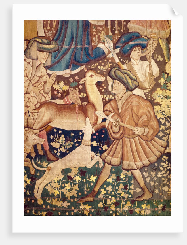 Devonshire Hunting Tapestry detail by Anonymous