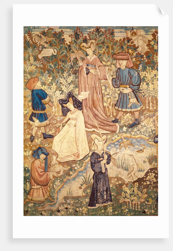 Devonshire Hunting Tapestry detail by Anonymous