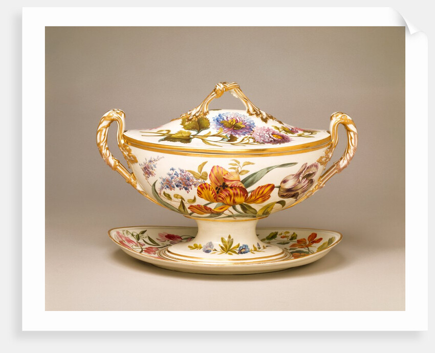 Tureen with cover and stand by William Pegg & William Billingsley