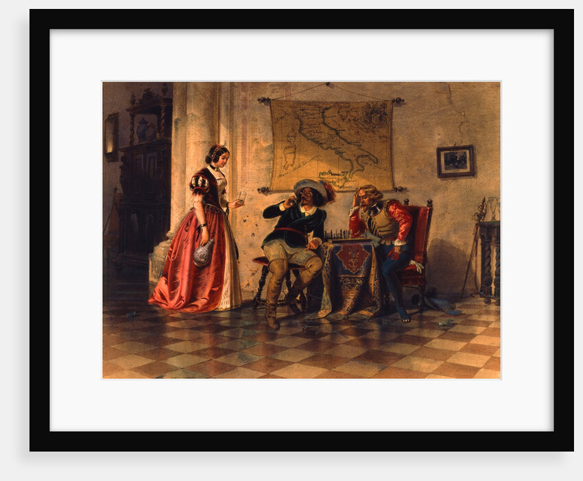 The Chess Players by Carl Friedrich Heinrich Werner