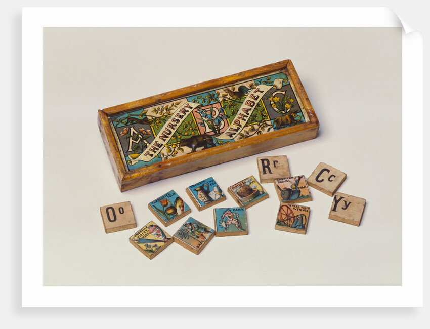 The Nursery Alphabet Game. Germany, 1875 by Unknown