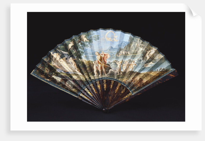 Fan. Rome, Italy, early 18th century by Leonardo Germo