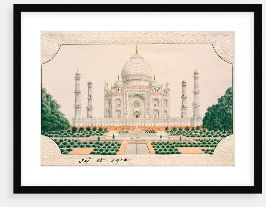 The Garden side of the Taj Mahal by Unknown
