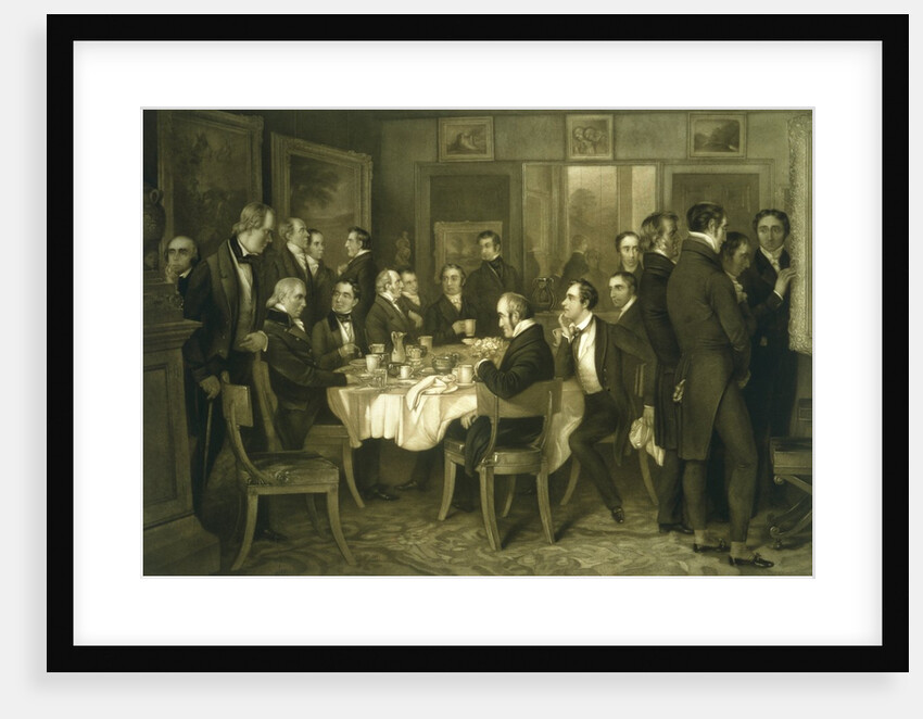 Breakfast Party at Samuel Rogers by Charles Mottram