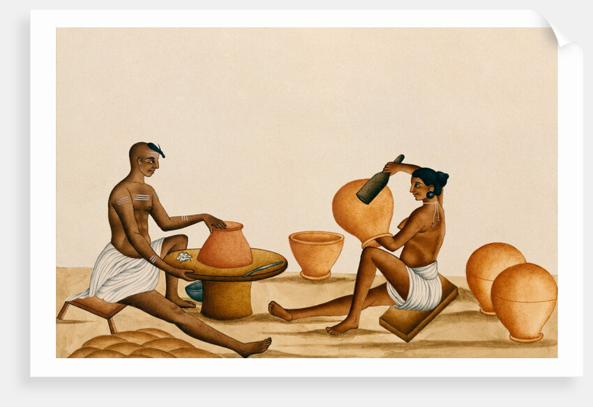 A potter and his wife by Unknown