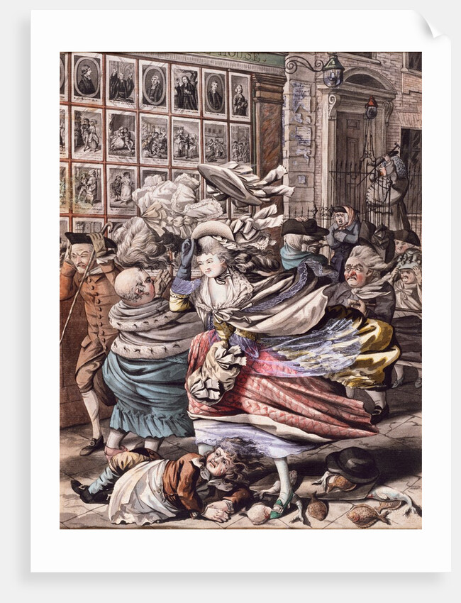 A Windy Day by Robert Dighton