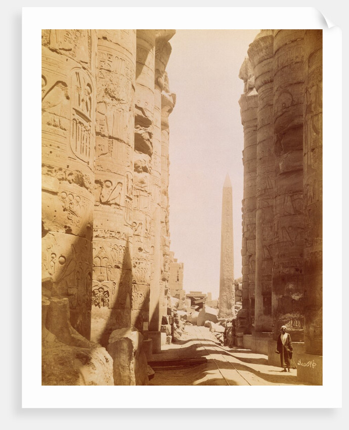 Temples at Karnak by Felice Beato