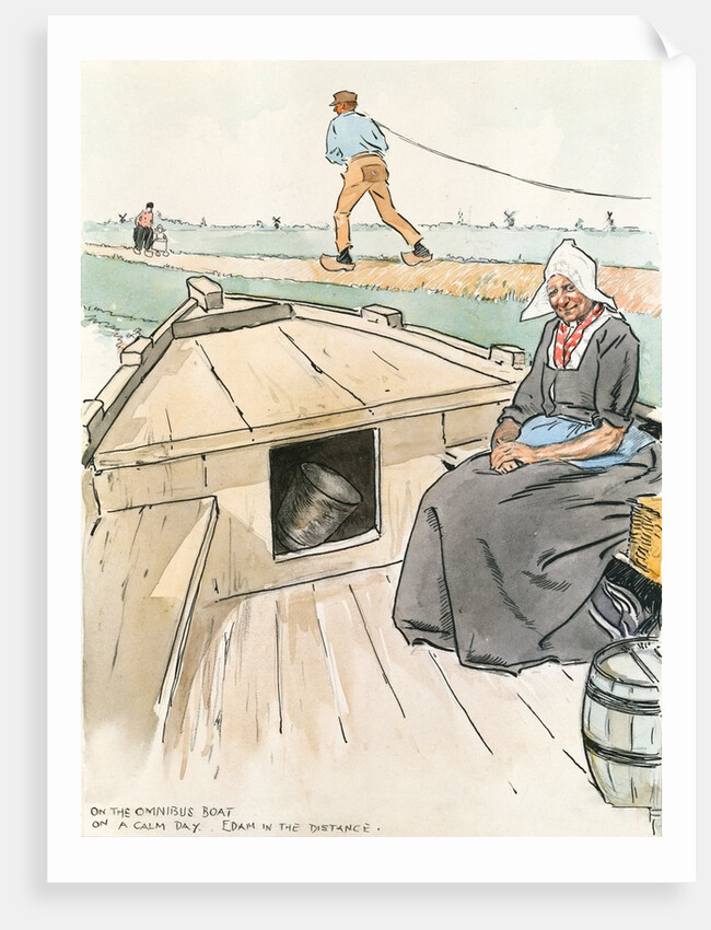 The Omnibus Boat on a Calm Day by Phil May