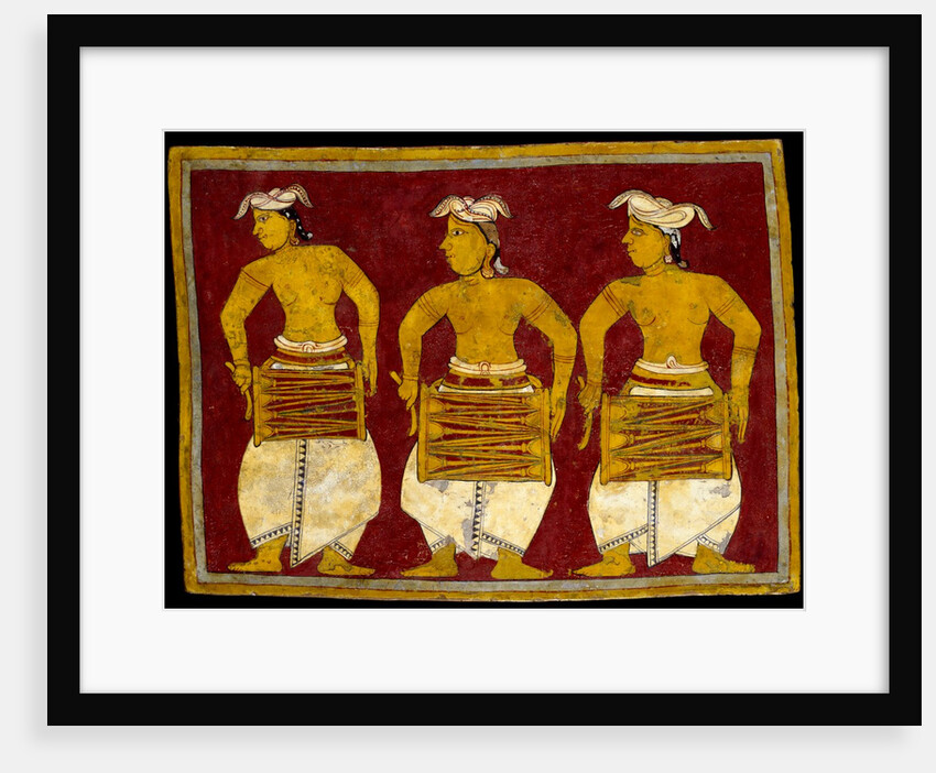 Three drummers. Sri Lanka, 18th century by Unknown