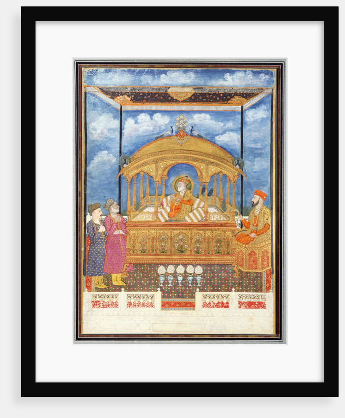 Shah Alah II enthroned with his son. Delhi, India, early 19th century by Unknown