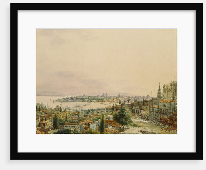View of Constantinople from Pera by Aloysius Rosarius Amadeus Raymondus Andreas Brueghel
