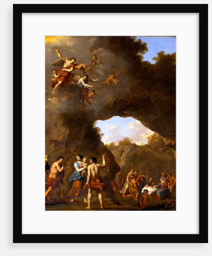 The Angels Guiding the Shepherds to the Nativity by Cornelis Van Polenburgh