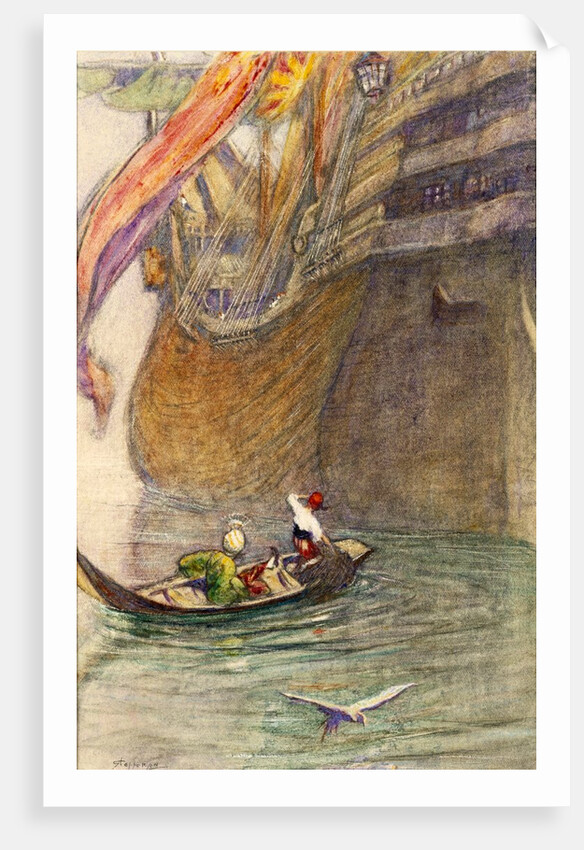Sketch for The King of the Mountain by Claude Allin Shepperson