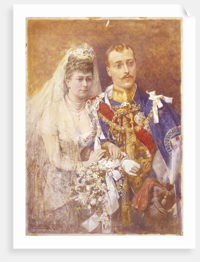 Prince George and Princess Mary of Teck by Thomas Walter Wilson
