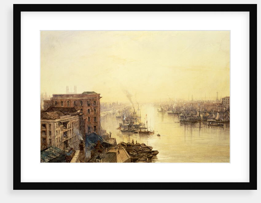 The Pool from the Adelaide Hotel, London Bridge by William Wyld