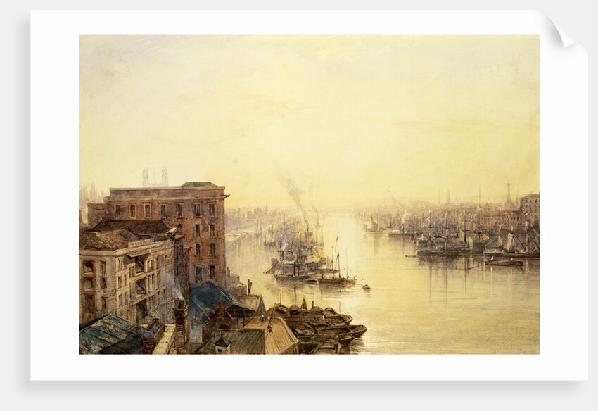 The Pool from the Adelaide Hotel, London Bridge by William Wyld